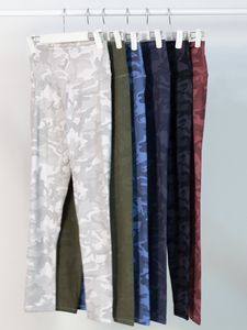 LL pantalons de Yoga camouflage pour femmes collants de Fitness Push Up taille haute doux levage des hanches élastique TLine pantalons de sport de plein air 5 couleurs