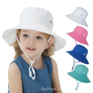 LL-YDPF32 Enfants En Plein Air Chapeaux Seau Chapeau Enfants Sunshine Cap Enfant Casquettes Soleil Casque Couvre-chef Réglable