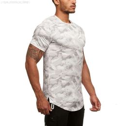 LL yogakleding Nieuwe heren modeontwerper fitness buitensporten T-shirt met korte mouwen camouflage korte mouwen LL-TX-70 vormgevende yoga-outfits gymkleding gymkleding