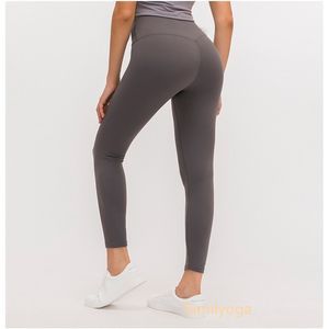 LL Yoga Align-leggings Cropped broek voor dames Yoga damesbroeken voor dames Actieve fitnesskleding Hardloopleggings voor meisjes Gym Slim Align-broeken LL-leggings