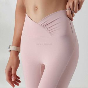 LL yoga nouveau pantalon de yoga taille haute tridimensionnel 3D dos amour pêche ligne de hanche pantalon de sport plissé côté taille veuillez vérifier le tableau des tailles pour acheter