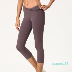 LL Yoga Shorts Aligner les femmes de sport sans couture taille haute pantalon course à pied Fitness Gym sous-vêtements entraînement Leggings courts