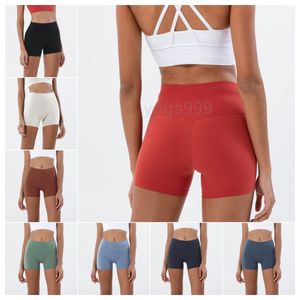 Ll yoga shorts concepteurs shorts nage shorts shorts féminins alignent les shorts de yoga à taille haute de taille