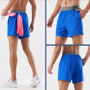 Ll yoga zomer sport shorts heren casual hardloop shorts dunne basketbal broek groothandel snel drogen fitness kwart broek