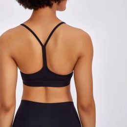 Ll yoga women's à lanières de sport de sport de soutien-gorge en forme de fond de remise en forme de fitness rembourré enricha