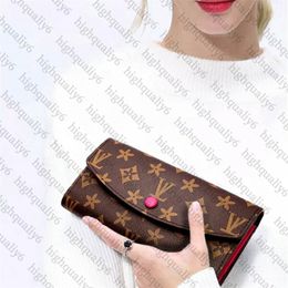 LL10A Fashion Fashion Women's's Single Zipper portefeuille Long Classic Classic Wallet Exquis Emballage