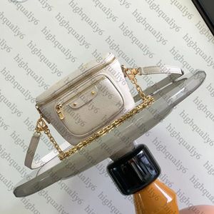 LL10A Mirror Face Hoge kwaliteit Mini Waistpack Designer Crossbody Crossbody Bag Hide Chain Bag Exquisite Packaging