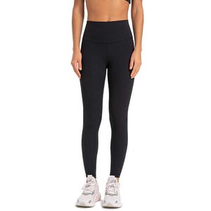 LL362 Yoga-outfits Broeken Gymkleding Dames Hardlopen Fitness Huid Naakt gevoel Panty's Hoge taille Strak Negen punten Sport Workout Broeken