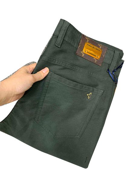 LLL Diseñador de lujo Pantalones de vestir para hombres Pantalones de negocios Pantalones rectos Pantalones casuales Marca de moda leggings de color sólido Negro verde Ropa al por mayor