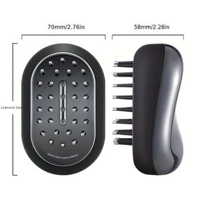 LLLT Instrumento para el cuidado del cuero cabelludo: masajeador de cabeza de microcorriente con vibración de energía de luz roja para el crecimiento del cabello y un cuero cabelludo saludable