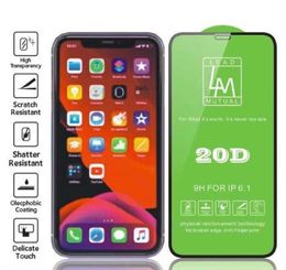 LM 20D Beschermende Gehard Glas Film Mobiele Telefoon Screen Protectors Voor iphone 6 6s 7 8 Plus 12 mini 11 Pro XS Max XR X Protector MQ100