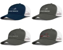 Logo LM Lockheed Martin pour hommes et femmes casquette de camionneur réglable équipée de chapeaux de baseball classiques personnalisés vintage vieux aero s2472081