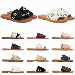 Men Women Slides Designer Slippers Wit zwart grijs groen zacht roze zeil marineblauw bordeaux heren zomer plat sandalen mode strandschoenen k36l#