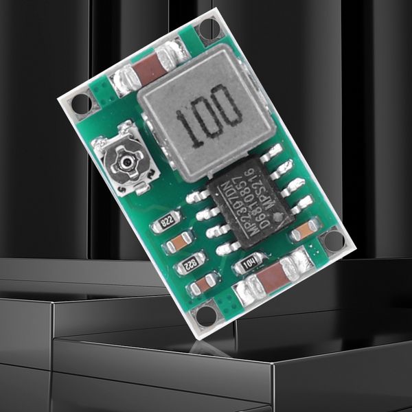 LM2596 Module d'alimentation stabilisateur de tension électronique avec entrée d'affichage (Sortie Volt de sortie de 1,25 V-37V