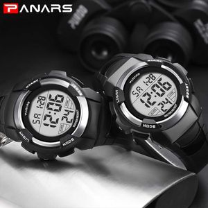 lmji - PANARS Reloj deportivo digital para hombre, reloj despertador con cronómetro y cuenta regresiva, relojes de pulsera con pantalla de luz trasera LED para hombre, relojes cronógrafo 8012 reloj para hombre