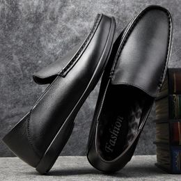 Loafers 8211 Mens Casual Male Shoe Leather Shoes For Men Causal Fashion Man Sapato Zapatos Casuales 2021 Men's Wear s es 's