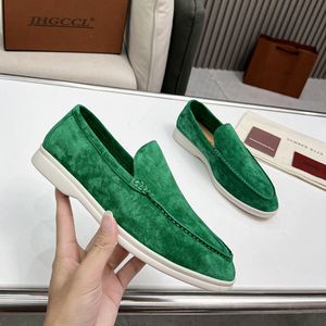 Loafers lederen kidsude casual zaken voor mannen naakt blauwe heren rijden plat rubberen zool formele walk schoenen a17 9918's s