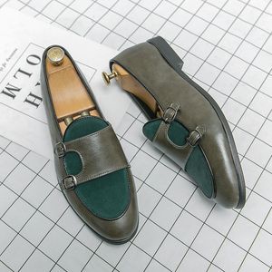 Loafers Heren Casual leren schoenen Puntige instappers Mode Italiaanse mocassins Luxe merk kledingschoenen Mode Zakelijke herenschoenen voor jongens Feestlaarzen 38-48