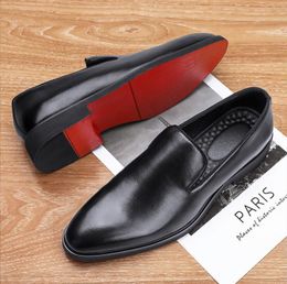Mocassins hommes chaussures PU couleur mode affaires décontracté fête quotidien polyvalent Simple léger classique chaussures habillées