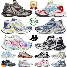 LOAFERS RUNNERS 7.0 Sneakers Designer Track Shoes Plateforme Graffiti White Deconstruction Transmit Sense Men Trainers 7 Tess Gomma Sports Brand