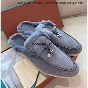 loro piano loafers schoenen warmte voor mannen dames comfort l piana loafers schoenen licht water-repellente charmes lopen vlekbestendige suede lederen slipper