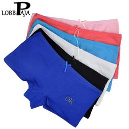 Lobbpaja Lot 6 pièces sous-vêtements de femme femmes culottes en coton boxeurs shorts Boyshorts caleçons dames intimes Lingerie pour femmes SH1250o