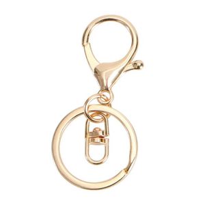 Lobster Clasp Key Chains Keyrings Round Split Keychain Car Key Rings Blank Metal Keychains