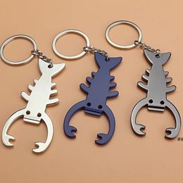 Lobster Metal Bottle Opener met sleutelhanger sleutelhanger promotionele cadeau bierdrankjes flesopener T1030