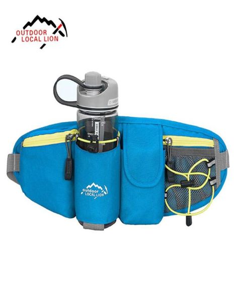 Bolsa de cintura de león local Pack Fanny Botella de agua al aire libre Bolsa de cinturón para correr Bicicletas en bicicleta Pannier Road Bike Riding Bolsas 6611686081