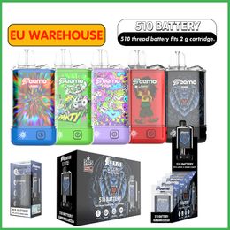 Entrepôt local E Cigarette 510 Cartouches de fil Feemo Magic 650mah Batterie de préchauffage à tension variable pour cartouches d'atomiseurs Kit de batterie vape