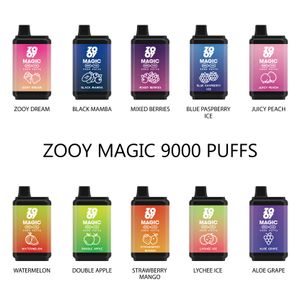 Lokaal magazijn zoooy puff 9000 vaper wegwerp e sigaretten puff 15k 650 mAh batterij hoge capaciteit olie injectie direct gebruik draagbare verse en zoete smaak accepteren oem