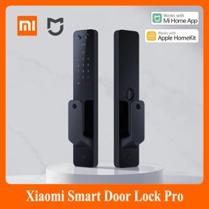 Lock 2022 Xiaomi Automatic Smart Door Lock Pro HD WideAngle 1080p Camera Fingerprint NFC Security met Mi HomeApp Homekit Original