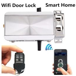 Vergrendel Bluetooth Gateway Lock Remote Control Wifi Ewelink Telefoon -app Invisible Electric Door Lock Keyless Hidden Lock Tuya Smart Home