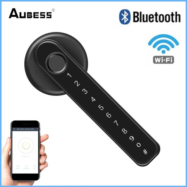 Verrouillage Bluetooth compatible Empreinte verrouillage de porte TT TT CODE CODE COME COMPOYAGE SCRIPT SMART DOOR SECURIT