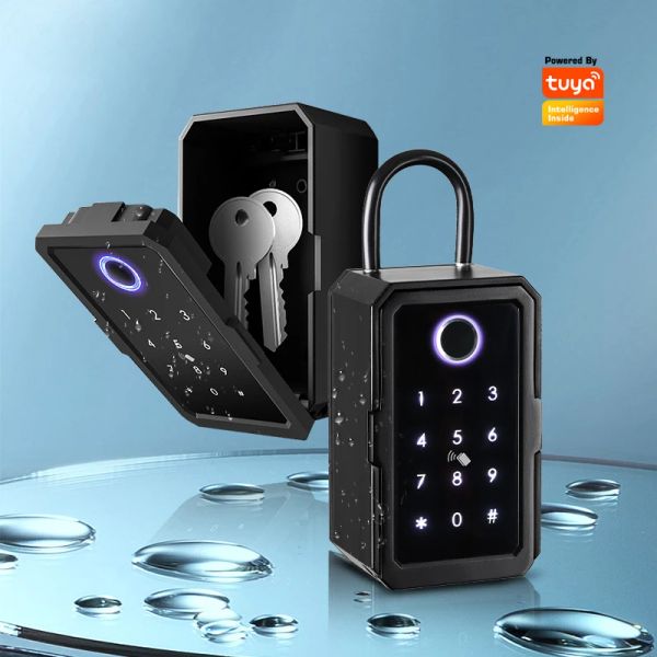 Lock Cerradoura Fechadura Entrada TT Lock Huella digital Aplicación Smart Life Slide X5 Puerta principal Wifi Caja de llave de bloqueo de puerta inteligente Tuya