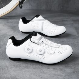 Zapatos de ciclismo sin bloqueo, zapatos de Pedal plano para hombre, zapatillas de deporte con tacos para bicicleta de carretera, zapatos para ciclismo de montaña 240129