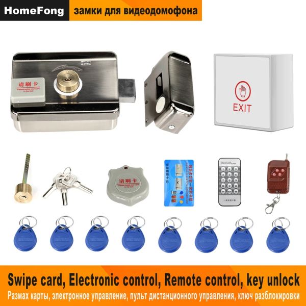 Verrouiller Homefong Electronic Door Lock pour vidéo Interphone Vidéo Téléphone Vidé