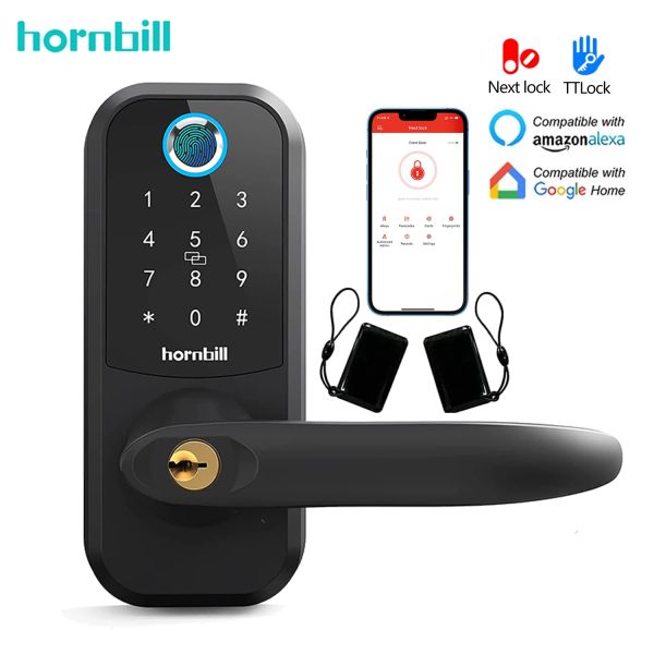 Verrouillage du callbill digital empreinte Smart Door Lock Bluetooth Digital Electronic Locks Entrée sans clé Poignée de protection de sécurité à domicile Dead Bolt