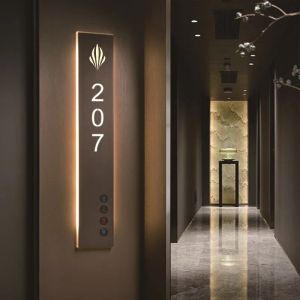 Verrouiller le numéro de porte de la chambre d'hôtel Hôtel Cédite électronique intelligent NE PERMANT PAS DES POURRIE DU COUPE DUR DOORD