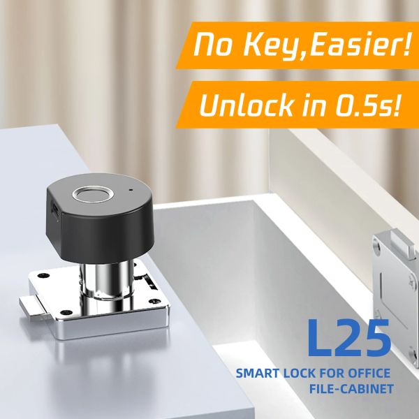 Verrouiller L25 Smart Home Digital Electronic Lock Arminet Dumit Smart Biométrique Biométrique verrouillage de la sécurité résidentielle sans clé