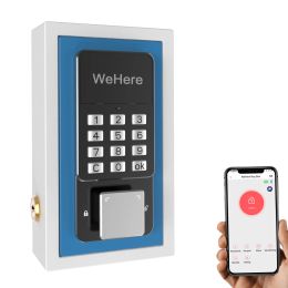 Bloquear el teléfono control remoto contraseña inteligente tecla electrónica caja segura de seguridad al aire libre opción de puerta de enlace