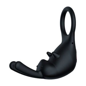 anneau de verrouillage 10 fréquence de charge vibration stimulation retardée pour les couples avec des jouets sexuels pour adultes