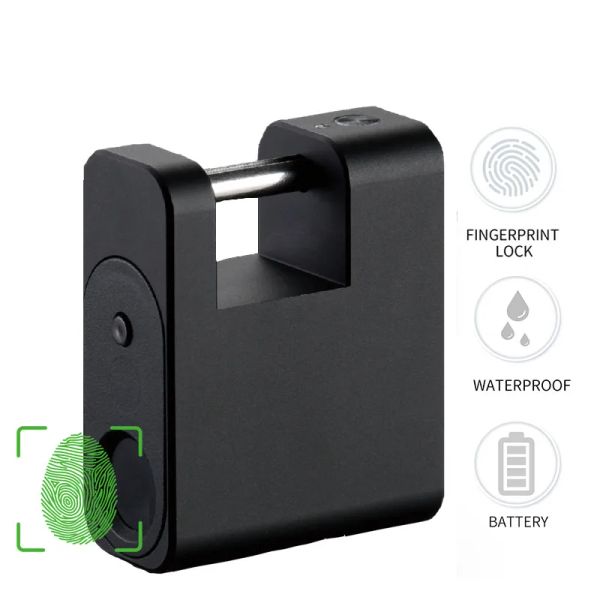 Verrouillage de verrouillage Smart Ringel Princer la verrouillage de la porte de la porte de sécurité USB USB rechargeable IP65 Berrouille étanche Berrouille anti-vol Lock sans clé