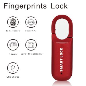 Verrouillage Smart Ringer empreinte cademade sans clé USB USB verrouillage des empreintes digitales mini minimous