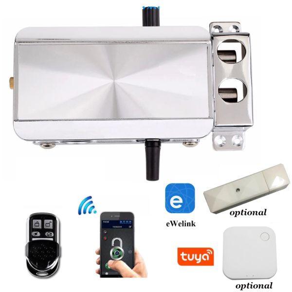Verrouiller Smart Home Bluetooth Lock Temote Control Phone application Invisible Hidden Keyless Electric Door Lock ou WiFi Ewelink Tuya Smart Life Life