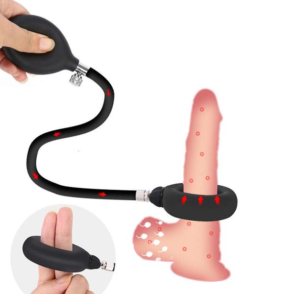 Verrouiller les spermatozoïdes de pénis gonflé anneaux sexy jouets pour hommes couples chasteté appareil exotique accessoires de bite anneaux pénis de pénis 18 sexyy