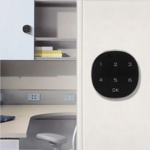 Vergrendelde touch sleutel wachtwoordkast vergrendeld thuiskantoor meubels bureau lade locker combinatie code code lock smart home beveiliging veilig