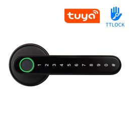 Verrouiller Tuya ou TTLOCK App Smart Bluetooth Compatible Remote Control Empreinte Biométrie Lock pour intérieur utilisé