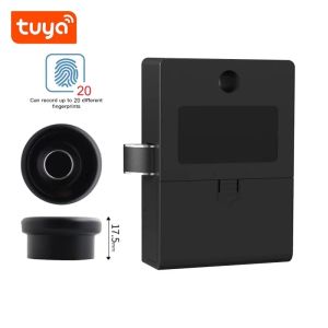 Vergrendeling Tuya Smart Door Lock App Fingerprint Lade Cabinet Lock Intelligente elektronische slot voor meubelsopslagkasten Locker