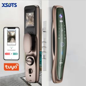 Lock Tuya Smart Door Bloque con cámara de vigilancia Wifi Wireless Wireless PhipRinty Password Aplicación Desbloquear cerraduras electrónicas digitales